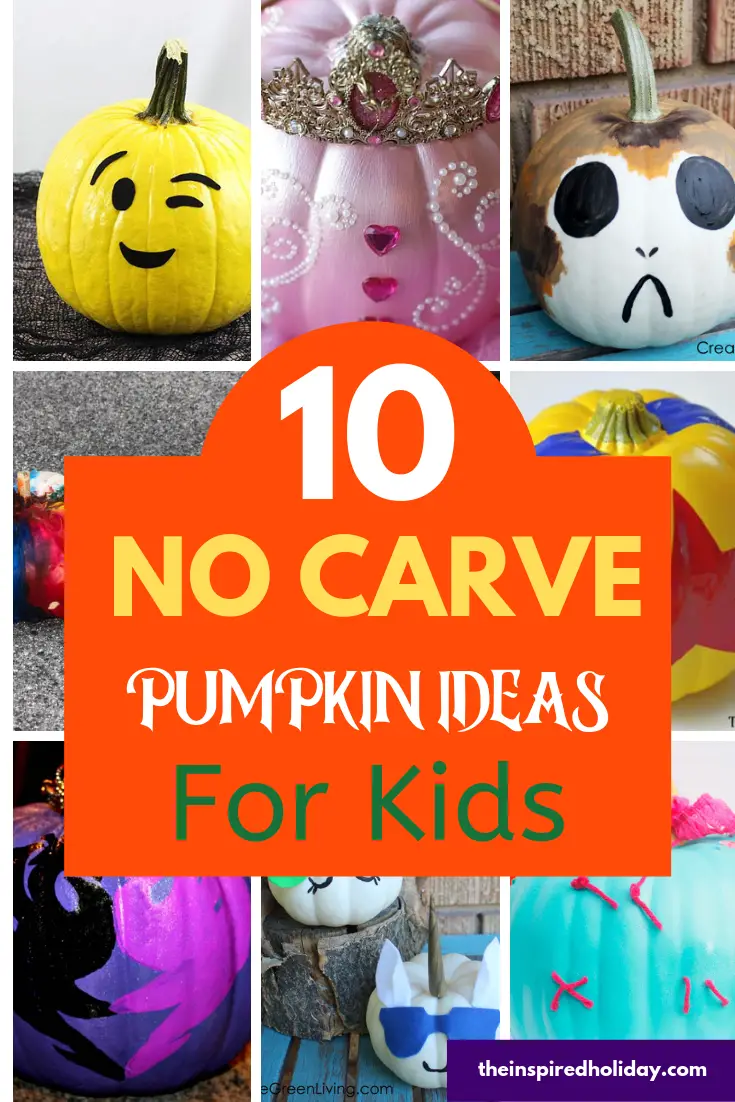 Simple and Creative No-Carve Pumpkin Ideas - The Inspired Holiday