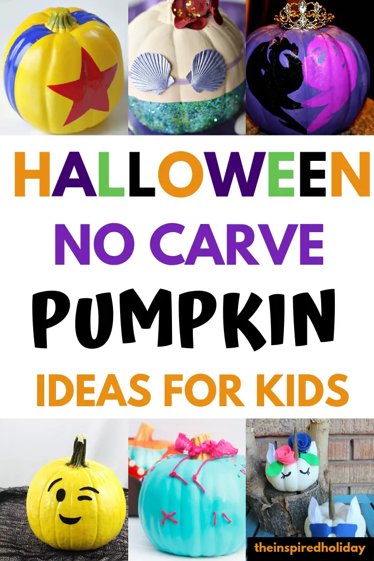 Simple and Creative No-Carve Pumpkin Ideas - The Inspired Holiday