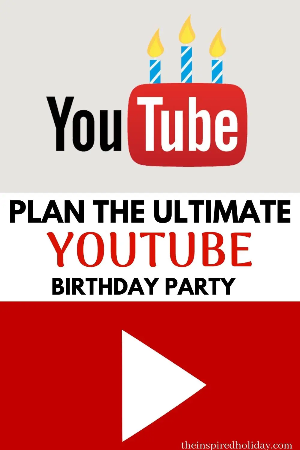 Youtube Birthday Party Ideas You Cant Miss The Inspired Holiday