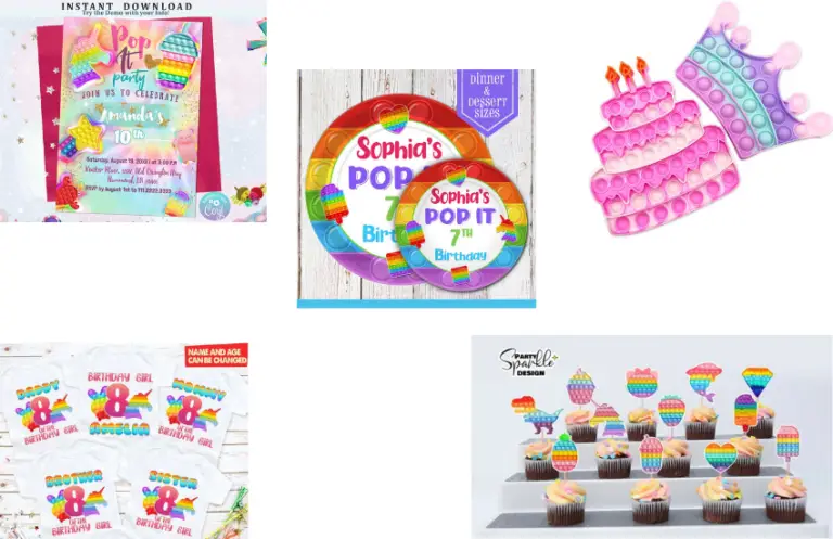How To Create An EPIC Pop It Birthday Party With These Awesome Ideas